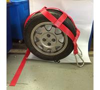 Spec Lift and Dolly Car Harness Cradle Recovery Straps with Flat Hooks