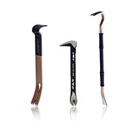 Spec Ops Tools 10", 15" & 30" Nail Puller, Flat Pry Bar, & Crowbar Tool Set, High-Carbon Steel, 3% Donated to Veterans