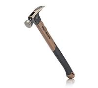 Spec Ops Tools 20 oz Fiberglass Hammer, 16 Inch, Soft Mallet Cap, Shock-Absorbing Grip, 3% Donated to Veterans
