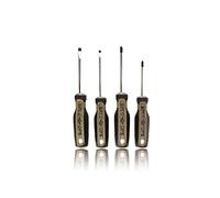 Spec Ops Tools 4-Piece Screwdriver Set, Phillips #1 & #2, Slotted 3/16" & 1/4", Magnetic Tip, 3% Donated to Veterans