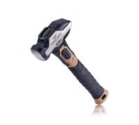 Spec Ops Tools Blacksmith Hammer, 2.5 lb Sledge Hammer with Bi-Material Shock Absorbing & Vibration Dampening Handle, 3% Donated to Veterans, Black/Tan