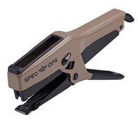 Spec Ops Tools Elite Duty Packaging Plier Stapler, 7/16 Crown, 1/4"" - 3/8"" Leg Length Staples, 3% Donated to Veterans, Black/tan