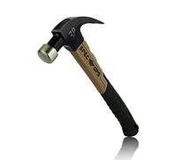 Spec Ops Tools Fiberglass Hammer, 20 oz, Smooth Face, Curved Claw, Shock-Absorbing Grip, 3% Donated to Veterans