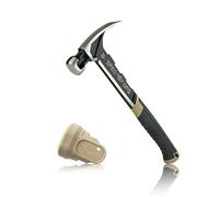 Spec Ops Tools Framing Hammer, 22 oz, Rip Claw, Smooth Face, Soft Mallet Face, Shock-Absorbing Grip, 3% Donated to Veterans, Flat Dark Earth/Black