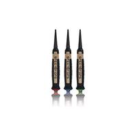 Spec Ops Tools Nail Set Punch 3-Piece Kit Includes 1/32", 1/16", 3/32", Shock-Absorbing Grip, 3% Donated to Veterans Black/Tan