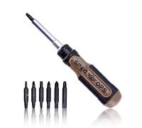 Spec Ops Tools Ratcheting Screwdriver, 12-in-1, Includes 6 Double-Sided S2 Steel Bits, Magnetic, Cr-Mo Steel Shaft, 3% Donated to Veterans Flat Dark Earth/Black