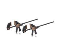 Spec Ops Trigger Clamp for Woodworking 13" Medium One-Handed Bar Clamp/Spreader 165 Lbs. 2-Pack