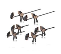 Spec Ops Trigger Clamp for Woodworking 7" Medium, 13" Large, 25" Large, One-Handed Bar Clamp/Spreader 6-Pack