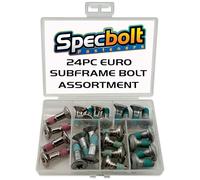 SPECBOLT Brand Euro SUBFRAME Bolt KIT 24PC FITS: KTM SX SXF EXC EXC-F MX MXC GASGAS EC ES MC EX Husqvarna TC FC TE FE TX FX 50 65 85 150 125 250 300 350 450 500 501 520 520
