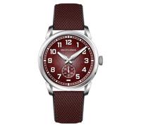 Specht & Söhne New Automatic Mechanical Watch for Men Green Color Rubber Strap Sapphire Crystal C3 Luminous 38mm Sports Watches, Silver-Red
