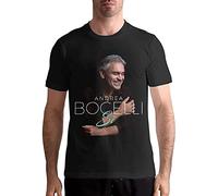 specia Andrea Bocelli Si Record Album Mens Fashion Leisure Cool Music Summer Short Sleeves Tee Shirt Black L