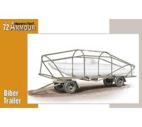 SPECIAL ARMOUR 72018 MODEL BOAT TRAILER SUBMARINE BOTTLE 1/72