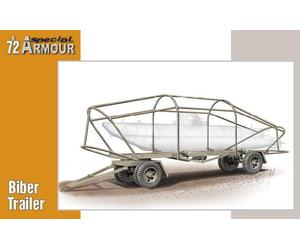 Special Armour SA72018 1:72 Trailer for the 'Biber' German Midget Submarine