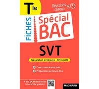 Spécial Bac Fiches SVT Tle Bac 2026: Tout le programme en 59 fiches, cours ultra-visuel, schémas-bilans, exercices, quiz et Grand oral
