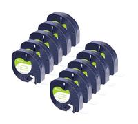 Special Black Print on White Paper Tape 5-20PK Compatible for A91330 A91220 A59421 Label for Plus LT100T QX50(10PK Black on White)