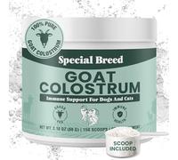 Special Breed Goat Colostrum for Dogs and Cats, Immune Support Supplement for Allergy and Itch Relief, Grass Fed Colostrum Powder (60 Grams)