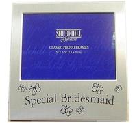 Special Bridesmaid Photo Frame Wdding Favour Gift Present THANK YOU KEEPSAKE, Silver