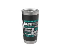 Special Chiropractor Quote Back Therapy Bone Chiropractic Stainless Steel Insulated Tumbler