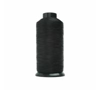 Special Colors Nylon Bonded Thread Strong Breaking Strength Leather Upholstery Shoes Canvas Heavy Duty Sewing 12 Choices-Black