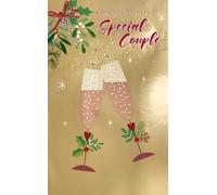 Special Couple Christmas Cheer Embellished Christmas Card Felt-Tastic Xmas Cards XFTS051