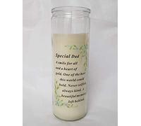 " Special Dad" Memorial Jar Style Burnable Wax Candle