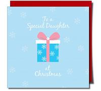 Special Daughter Christmas Greeting card - Transgender Christmas greeting card - Trans Daughter Christmas card - Lgbt Christmas card - 150mm x 150mm Premium Card