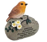 Special Daughter Memorial Robin Bird Resin Graveside Grave Plaque Ornament