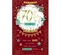 Special Days 70 70th Today Presents & Bunting Male Design Happy Birthday Card Lovely Verse