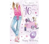 Special Days Granddaughter 16 16th Card with a Lovely Verse