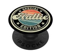Special Edition Hallie funny saying first name Hallie PopSockets Swappable PopGrip