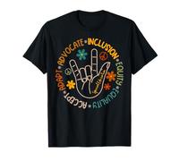 Special Education Autism Accept Adapt Advocate Inclusion T-Shirt