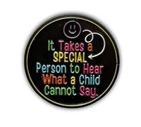 Special Education Enamel Pins - Perfect for Teachers, OT, PT, SLP, Parents & Advocates, Lanyard, Backpack, Badge, Autism Advocacy, S, Enamel, 0