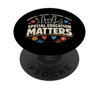 Special Education Matters Advocate Inclusion Design PopSockets Adhesive PopGrip