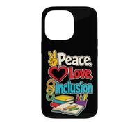 Special Education Staff Peace Love Inclusion SPED Team Case for iPhone 13 Pro