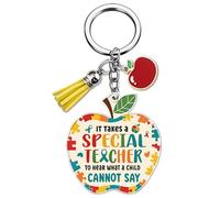 Special Education Teacher Gift Thank You Gifts For Behavior Analyst Acrylic Keychian Gift For Special Education Teacher Autism SPED It Takes a Special Person To Hear What a Child Cannot Say Keychain