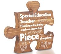 Special Education Teacher Thank You Gift Plaque Sign,Teacher Appreciation Week, Retirement, End of School Year, Graduation, Sentimental Classroom Keepsake for Women Men EE009