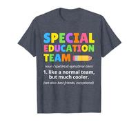 Special Education Team Retro Definition Funny Crew Teacher T-Shirt