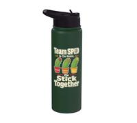 Special Education Team SPED is On Point We Stick Together Stainless Steel Insulated Water Bottle