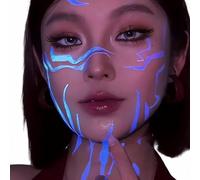 Special Effects Makeup Kit - Featuring UV-Reactive Face Paint And Invisible Ink Tattoos, Perfect For Animated Movie-Themed Parties