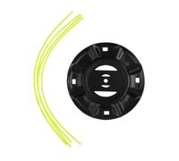 Special for Lawn Mower Straw Head Iron Plate Grass Head Trimmer Solid Wire Wheel Thread Line Saw Brush Lawn Mower Head
