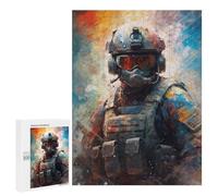 Special Force Soldier Pain: New Year Gift, 500 PCS Challenging Puzzle for Adults, for Mindful Indoor Entertainment