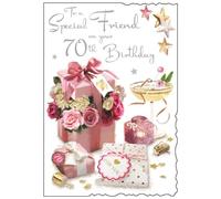 Special Friend 70th Birthday Card for Her