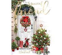 Special Friend Singing Musical Christmas Card Xmas Sound Of Christmas Range XSING015