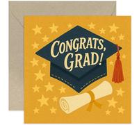 Special Graduation Cards, Congrats Grad, Gift for Daughter or Son Graduating from College or University, Blank Inside