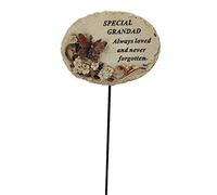 Special Grandad Always Loved Butterfly Memorial Tribute Stick Graveside Plaque