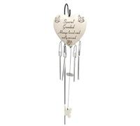 Special Grandad Hanging Wind Chime - Graveside Memorial Decoration Tribute Plaque - 27 x 8.5cm - With Metal Ground Stake Outdoor Garden - Grandparent Family Member