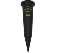 Special Graveside Memorial Grave Spiked Flower Vase In Loving Memory Special Memorial Vase for Graves - Plastic Cemetery Flower Holder with Spike, (2, Auntie)