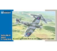 Special Hobby 1/48 Supermarine Spitfire Mk.XII against V-1 Flying Bomb # 48192
