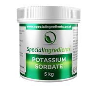 Special Ingredients Potassium Sorbate (Mould Inhibitor) 5kg Premium Quality, Non-GMO, Gluten Free - Recyclable Container