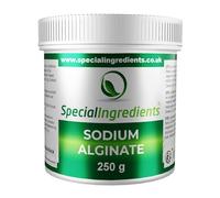 Special Ingredients Sodium Alginate 250g Molecular Gastronomy Ingredient, Premium Quality, Vegan, Non-GMO, Gluten Free - Recyclable Container